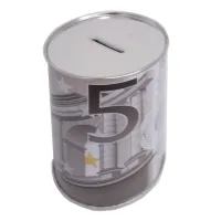 Spaarblik 5 euro afbeelding 10x12 cm